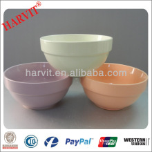 Color Glazed Stackable Grés Bowl / Rice Bowl